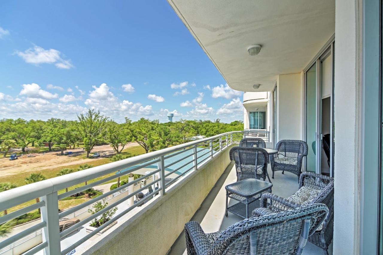 Beachside Biloxi Club Condo Balcony With Ocean View Luaran gambar