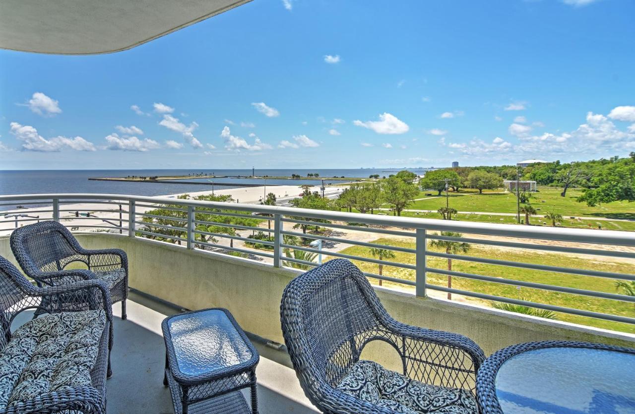 Beachside Biloxi Club Condo Balcony With Ocean View Luaran gambar