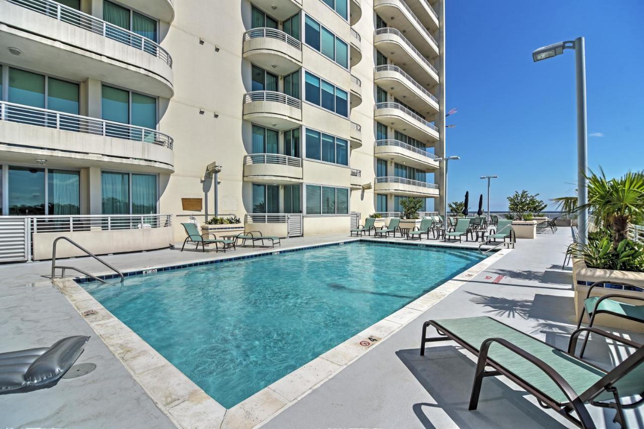 Beachside Biloxi Club Condo Balcony With Ocean View Luaran gambar